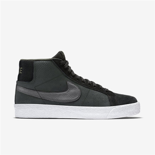 nike blazer hi suede black