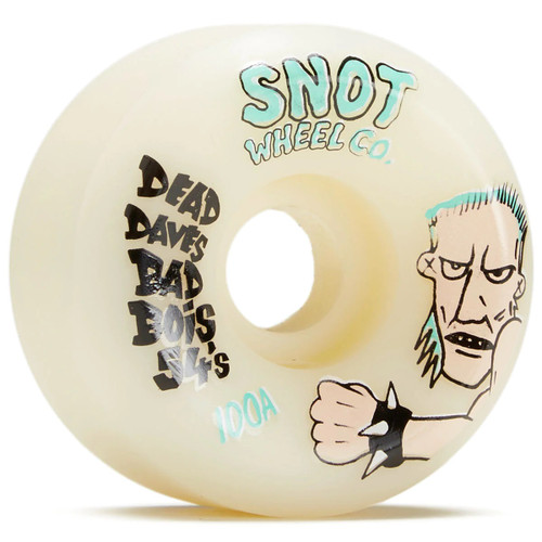Snot Dead Dave Bad Boi Wheels Set Glow White 54mm 101a