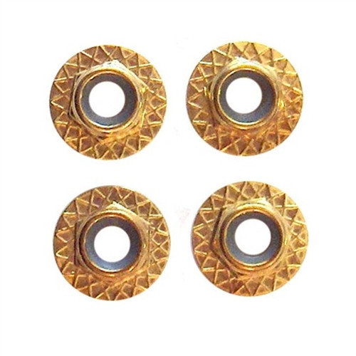 Social Supply Skateboard Gold Rims Nuts Gold 4 pack