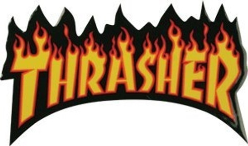 Thrasher Flame Logo Decal Sticker Assorted Medium