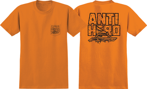 ANTI HERO CUSTOM POCKET SS TSHIRT LARGE SAFETY ORANGE