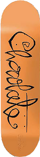 CHOCOLATE AIKENS OG SCRIPT WR47D2 SKATE DECK-8.25