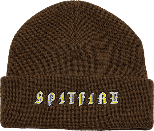 SPITFIRE OLD E CUFF BEANIE BROWN