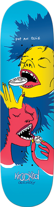 KROOKED CERNICKY POPPED SKATEBOARD DECK-8.38