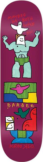 KROOKED BARBEE WE SKATEBOARD DECK-8.75
