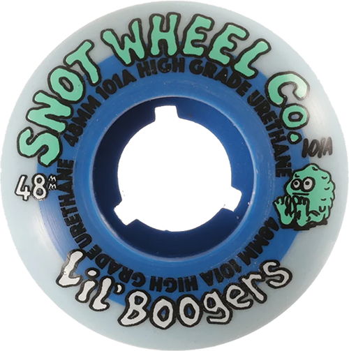 SNOT LIL BOOGERS 48MM 101A WHT/BLUE WHEELS SET