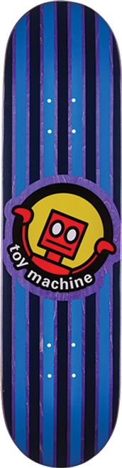 TOY MACHINE ROBOT SKATE DECK-8.0 BLUE