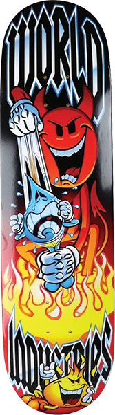 WORLD INDUSTRIES WEDGIE SKATEBOARD DECK-8.1 w/ grip