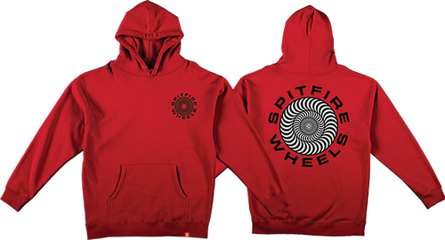 SPITFIRE CLASSIC 87 SWIRL FILL HD/SWT MEDIUM SCARLET/BLK/WHT