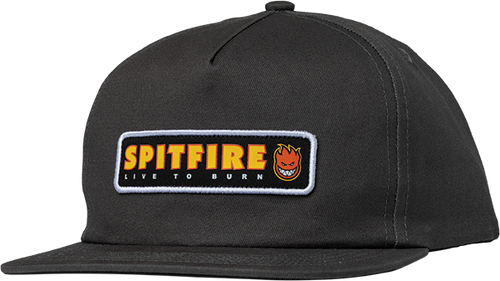 SPITFIRE LTB PATCH HAT ADJ-CHARCOAL