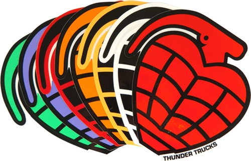 THUNDER GRENADE DIE-CUT LG DECAL STICKER single