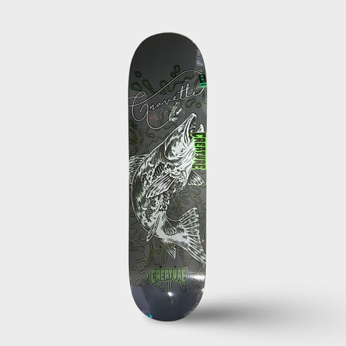 Creature Gravette Keepsake VX Skate Deck Grey Green 8.51x31.88