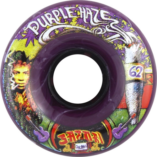 SATORI GOO BALL PURPLE HAZE 62mm 78a CLR.PURPLE Skateboard Wheels