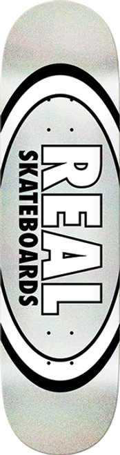 REAL EASY RIDER OVAL SKATEBOARD DECK-8.5 CHROME METALLIC