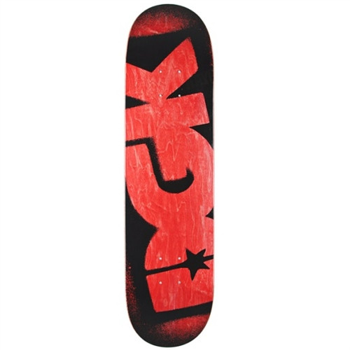 DGK Dirty Ghetto PP Skateboard Deck Red 7.8 w/MOB GRIP