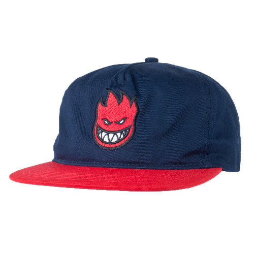 Spitfire Bighead Fill Hat Navy Red Snapback