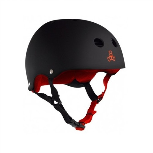 Triple 8 BrainSaver Helmet Black Red