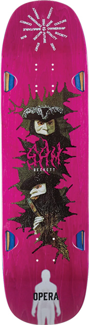 OPERA BECKETT WATCHING SKATEBOARD DECK-8.75X32.5 WHEEL WELLS