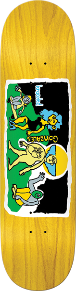 KROOKED GONZALES STROLL SKATEBOARD DECK-8.5