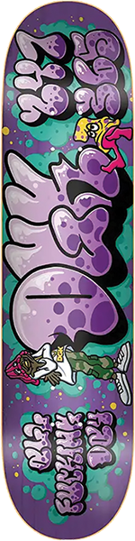 DGK BUBBLE SKATEBOARD DECK-8.38 PURPLE