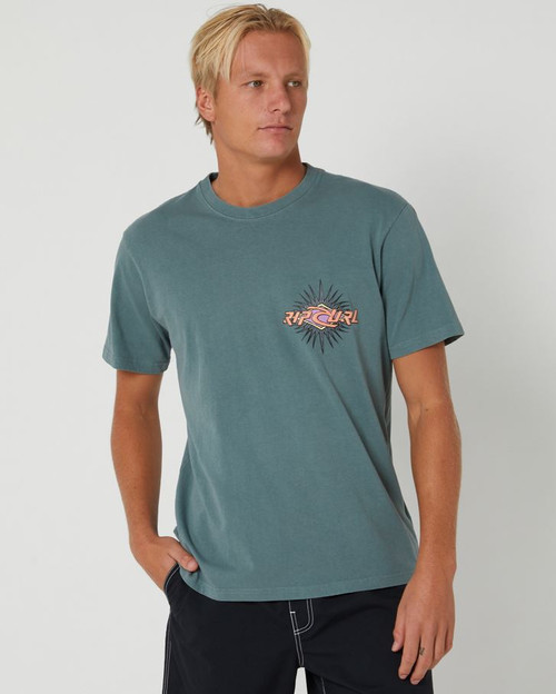 Rip Curl Quest Tshirt Blue Stone OG Fit