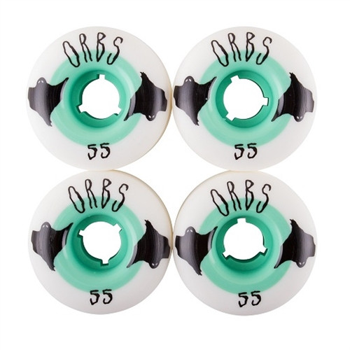Welcome Orbs Poltergeist Wheels White Teal 55mm