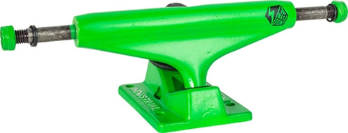 INDUSTRIAL IV 5.25 NEON LIME/NEON LIME W/BLK Set of 2 Trucks