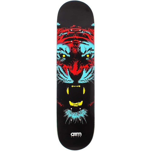 ATM Tiger Skate Deck Black 8.25