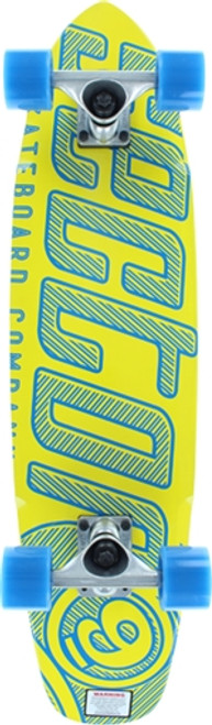 SECTOR 9 THE WEDGE Skateboard Complete-7.25x31.3 YEL fundamentals