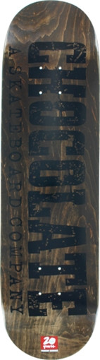 CHOCOLATE ALVAREZ HERITAGE SKATEBOARD DECK-8.25
