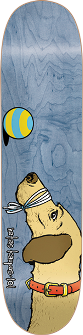 101 NATAS DOG SKATEBOARD DECK-7.88 BLUE/VENEER sp