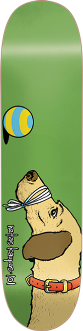 101 NATAS DOG SKATEBOARD DECK-7.88 GREEN sp