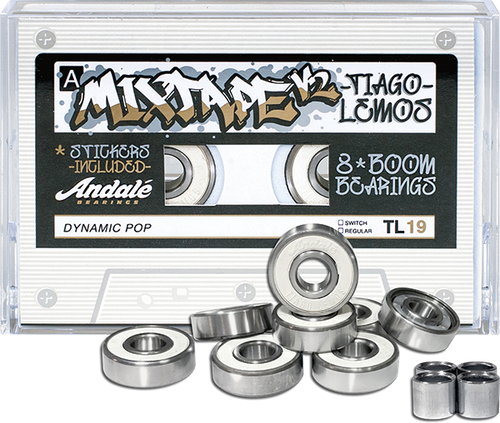 ANDALE LEMOS MIXTAPE VOLUME 2 BEARINGS SET WHITE/SIL