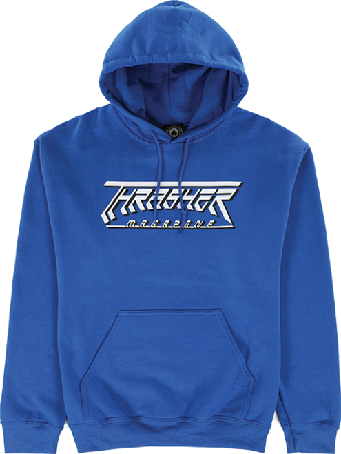 THRASHER FUTURE LOGO HOODIE XLARGE ROYAL