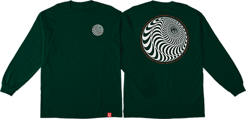 SPITFIRE SKEWED CLASSIC LS SMALL FOREST/WHITE