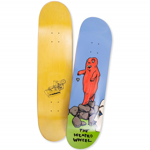 スケートボード heated wheel BELLEVUE 8.25 The Heated Wheel Fazliov Bellevue Skateboard Deck-8.25