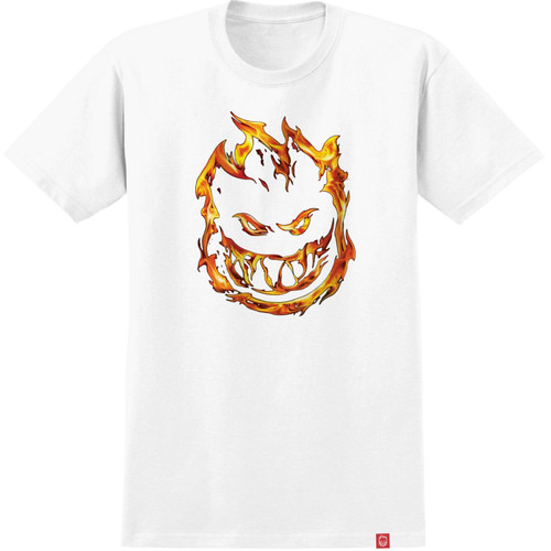Spitfire 451 Ss Tshirt White Fire | Boardparadise.com