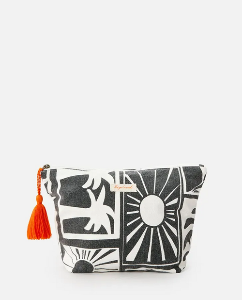 Rip Curl Santorini Sun Cosmetic Bag Washed Black OneSize