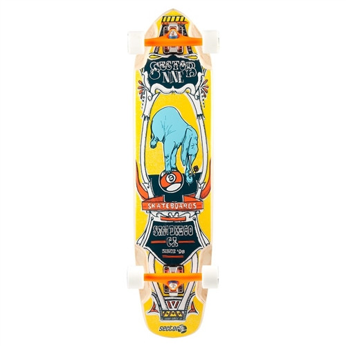 Sector 9 Mini Daisy Longboard Complete Yellow 37.5"