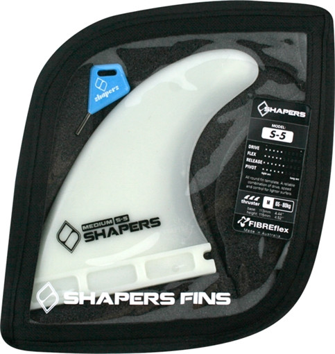 SHAPERS AUSTRALIA S-5 FUTURE NATURAL 3fin set