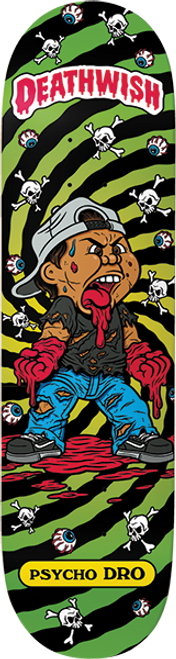 DEATHWISH DELFINO LOW LIFE KIDS SKATE DECK-8.5