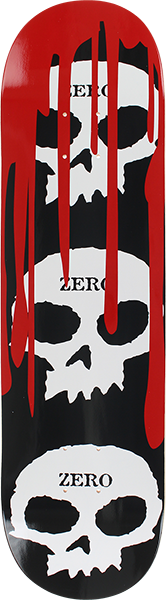 ZERO 3 SKULL BLOOD CULT BLK Skateboard Deck-7.75