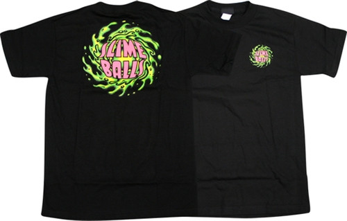 SANTA CRUZ SLIMEBALL SS Tshirt L-BLACK