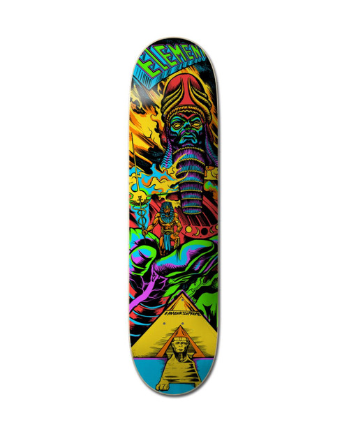 Element Escape Future Skateboard Deck Multi Neon 8.0
