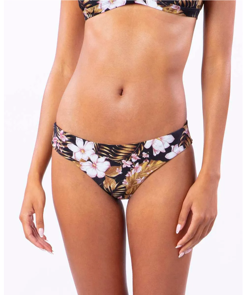 Rip Curl PlayaBella Cheeky Swim Bottoms Black