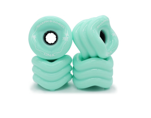 Shark DNA Wheels Set Seafoam White 72mm/78a