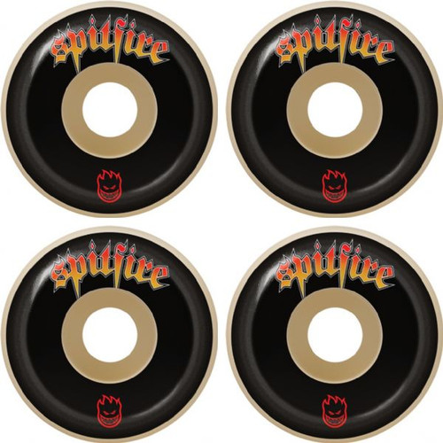 Spitfire VENOM Script F4 Wheels Set Black White 52mm/99