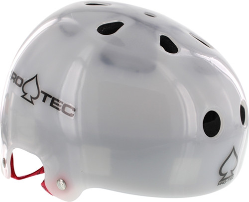 PROTEC LASEK CLASSIC MEDIUM WHITE TRANSLUCENT SKATE HELMET