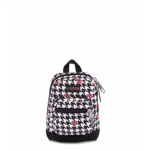 Jansport x Disney Right Pouch Minnie White Houndstooth