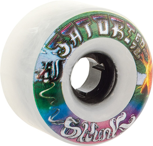 SATORI GOO BALL SKUNK 60mm 78a CLR.WHITE Skateboard Wheels